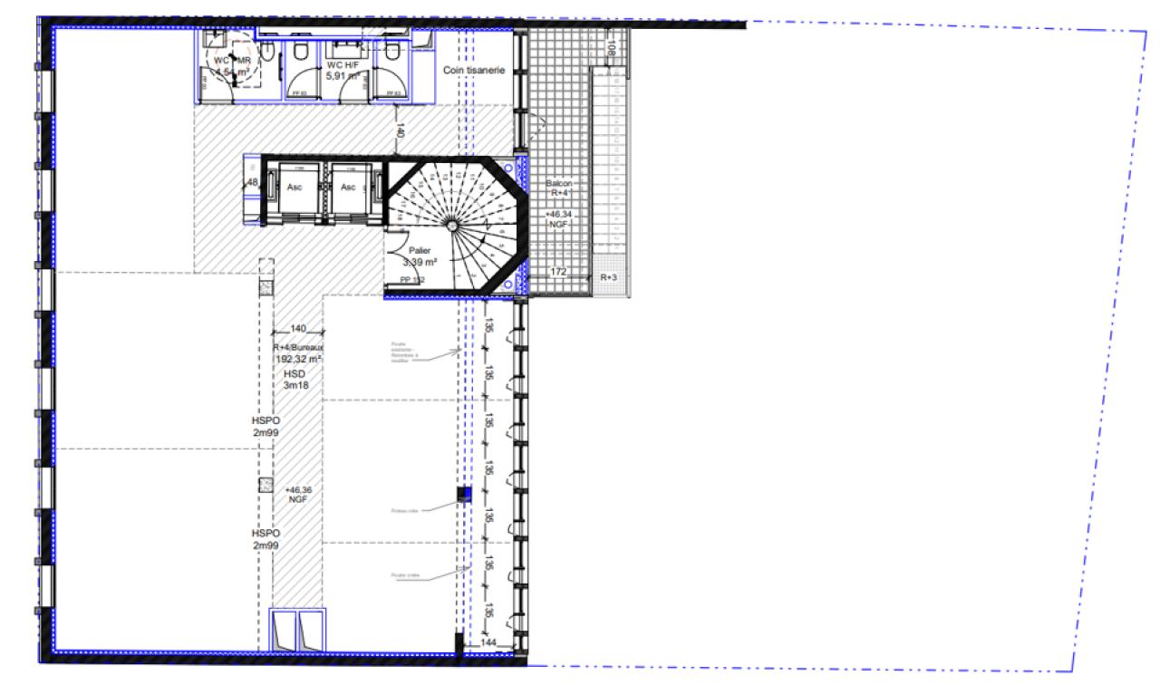 Bureau Paris 1334m² Location bureau Paris OLBUR2101448 8